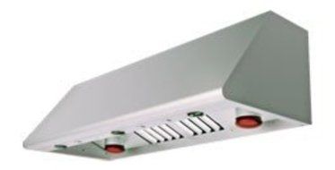 Capital PSVH48: 48" Vent Hood w/ 1200 CFM motor + two lights