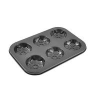 uxcell Kitchen Baking NonStick Flower Shaped 6-Cup Bakeware Pan Mould Mold N3
