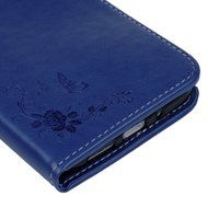 LG G5 Case,LG H868 Case - Wallet Folio Flip Magnetic Smart Closure Embossed Butterflies PU Leather Case with Stand... N33