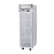 Beverage-Air HBR12-1-G 24" Horizon Series One Section Glass Door Reach-In Refrigerator 12 cu.ft. Capacity Stainless...