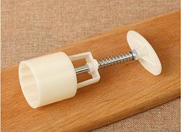 Astra shop Moon Cake Mooncake Decoration Mold 4pcs Flower Plant Stamps Cookie Cutter Mold Hand Pressure 50g, Round N8