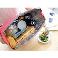 EVTECH(TM) Durable Deluxe Insulated Lunch Cooler Picnic Bag Ice pack Lunch Bags For Can Fruit Beverages Salad N6