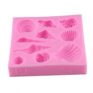 1 Piece Cute Romantic Seashell Sea Shell Silicone Cake Fondant Mold Chocolate Mold,Sea Shell Starfish Shape Chocolate... N4
