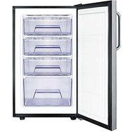Summit FS408BLBISSTB: 20" wide built-in undercounter all-freezer, -20(degree) C capable with a lock, stainless... N3