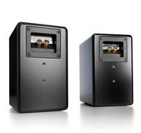 Audioengine P4 Passive Bookshelf Speakers and N22 Audio Amplifier Desktop Audio Speaker System (Black) N3