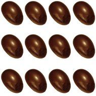 Polycarbonate Chocolate Mold Half-Egg, 2" 12 Cavities. Buy 2 molds to make Whole Eggs