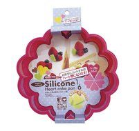 Parukinzoku suite Cross Heart 2 1/6 Heart silicone cake mold 13cm D-1566 N2