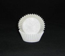 100 White Cupcake Liners Baking Cups STANDARD SIZE