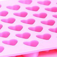 55 Silicone Mini Heart Cake Mold Chocolate Cookies Baking Mould Soap Mold N7