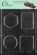 Cybrtrayd M154 4 Shape Soap Bars Miscellaneous Chocolate Candy Mold