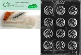 Cybrtrayd J074 Piano Mint Chocolate Candy Mold with Exclusive Cybrtrayd Copyrighted Chocolate Molding Instructions N3