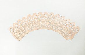 HUAL Cupcake Wrappers 50 Filigree Artistic Bake Cake Paper Cups Lace Laser Cut Liner Baking Cup Muffin Case Trays... N24
