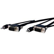 COMPREHENSIVE CABLE MVGA15P-P-12HR/A / VGA HD15 plug to plug w/audio cable 12ft