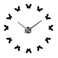 Wall Clock Modern Design Clocks Quartz Watch Needle Acrylic Mirror Diy Sticker 3d Stickers
