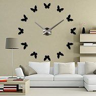 Wall Clock Modern Design Clocks Quartz Watch Needle Acrylic Mirror Diy Sticker 3d Stickers N2