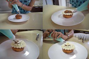 Raims Original Cake Decoration Tips Set 28 Pieces Include 2 Reusable Silicone Icing Bag and 2 Appropriate Coupler... N5