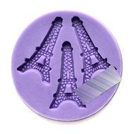 Anyana Mini 3D torre Eiffel torta de chocolate de az&uacute;car decoraci&oacute;n molde de silicona N2