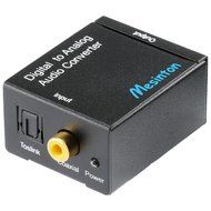Mesinton Digital Optical Coax to Analog R/L audio converter, Digital to Analog Audio Converter With Optical Toslink... N6
