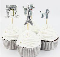 24 Count of Paris Landmarks and Poodles