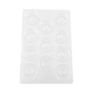 1 Pieces Chocolate Molds Plastic Egg Wedding Mothers Day Baby Shower 06358 Donuts Doughnuts Candy Making Supplies... N2