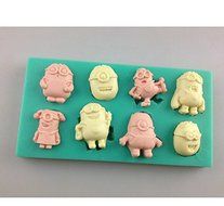 Silicone Fondant Cake Cookie Decorating Sugarcraft Mould Minions Despicable Me N3