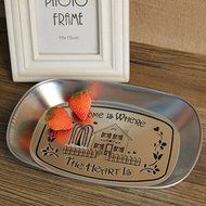 4pcs retro candy dish dried fruit plate serving tray cake dishes dinnerware home decor kitchen accessories N2