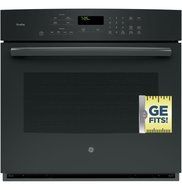 GE PT7050DFBB Profile 30" Black Electric Single Wall Oven - Convection