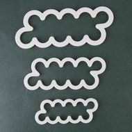 Whitelotous 3 PCs Fondant Cake Decorating Gumpaste Rose Flower Mold Cake Tool The Easiest Rose Ever Cutter N7