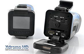 Full HD Extreme Sports Action Camera "Xtreme HD" - 1080p, Waterproof, Automatic Image Orientation N5