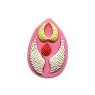 3D Baby Angel Wing Silicone Mould Chocolate Cake Fondant Decorating Soap Clay Mold N2