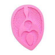 3D Baby Angel Wing Silicone Mould Chocolate Cake Fondant Decorating Soap Clay Mold N4