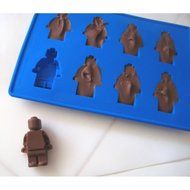 Yunko W0657 Minifigure Silicone Mold Tray Candy Ice Soap Crayons Chocolate Ice Cube for Lego Lovers