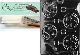 Cybrtrayd J010 Nurse Lolly Chocolate Candy Mold with Exclusive Cybrtrayd Copyrighted Chocolate Molding Instructions N8