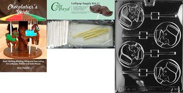 Cybrtrayd J010 Nurse Lolly Chocolate Candy Mold with Exclusive Cybrtrayd Copyrighted Chocolate Molding Instructions N10