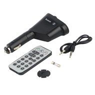 FXWOOD Wireless Car Hands-Free Calling Kit for Smartphones with Bluetooth 3.0 FM Transmitter, Charger Adapter...