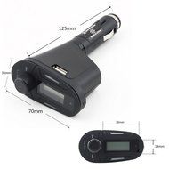 FXWOOD Wireless Car Hands-Free Calling Kit for Smartphones with Bluetooth 3.0 FM Transmitter, Charger Adapter... N2