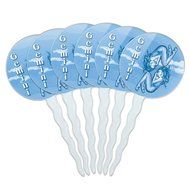 Set of 6 Cupcake Picks Toppers Decoration Zodiac Astrology Astrological Sign - Scorpio Zodiac Sign N3