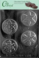 Cybrtrayd C430 Snowflake Life of the Party Chocolate Candy Mold with Exclusive Cybrtrayd Copyrighted Chocolate...