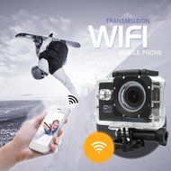 Sportcam Wifi 1080p Helmet Sports Action Waterproof Video Camera + Extra Battery. (Black) N8