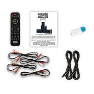 Acoustic Audio AA5102 Home Theater 5.1 Speaker System with USB Bluetooth and 2 Extension Cables