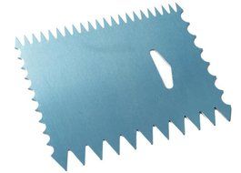 Cake Scraper 3pcs/set, KOOTIPS Smoother Comb Set Cake Edge Side Decorating Tools Scraper (Blue 3pcs set) N3