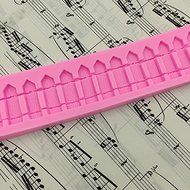 Anyana Garden Fence Silicone Fondant Mold Cake Decorating Pastry Gum Pastry Tool Kitchen Tool Sugar Paste Baking... N3