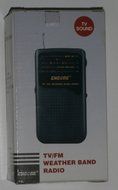 Vintage Encore TV/FM Weather Band Radio