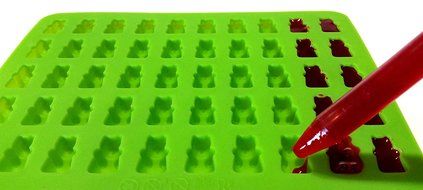 Gummy Bear Candy Mold Set By Custom Kid Cakes &ndash; Premium Quality, Food Grade, FDA Approved Silicone &ndash; 150 Candy... N2
