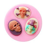 HT BAKEWARE | Various Skull Design Silicone Mold N2