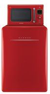 Daewoo Retro Microwave Oven 0.7 Cu Ft, Pure Red 700W N2