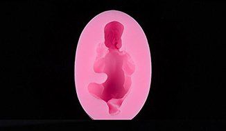 1 Pcs/Cute Sleeping Baby Cake Mold Food-grade Silicone 3D Baby Cake Decorating Mold Soap Mold Fondant DIY Baking... N4
