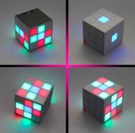 BN POWER Cube Bluetooth Speaker Portable LED RGB Light Deep Bass Bluetooth 4.0 Wireless Speakers N3