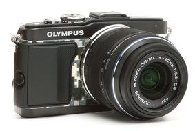 Japanhobbytool Olympus Pen E-PL5 &amp; E-PL6 Camera Leather Decoration Sticker Leica1 type 4008 Black N4