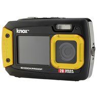 Knox Dual LCD Display 20MP Waterproof &amp; Shockproof Digital Camera (Purple) N13